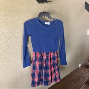 Plaid dress with pockets